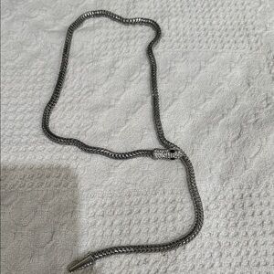 Silver Chain Snake Necklace